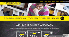 Desktop Screenshot of coworkingsalzburg.com